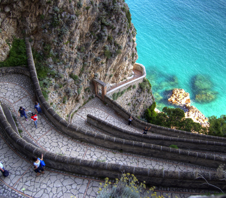 Capri, la via krupp